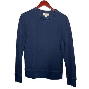 Wallace & Barns indigo blue crewneck sweatshirt sz S